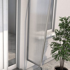 Zijpaneel B2 rvs optiek kanaalplaat - helder