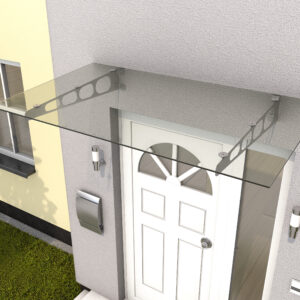 Helmond 160 rvs gelaagd glas helder